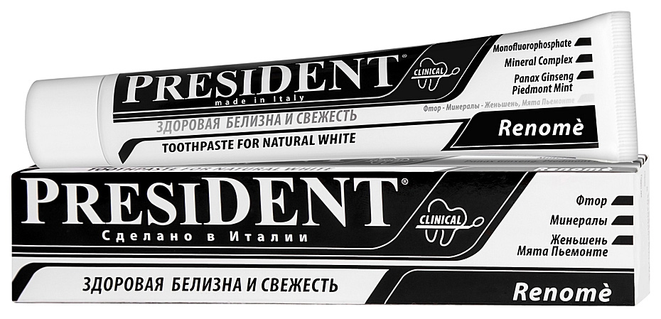 

Зубная паста President Renome 50 мл, Renome