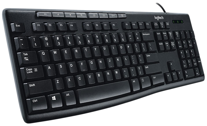 Проводная клавиатура Logitech K200 Black (920-008814)