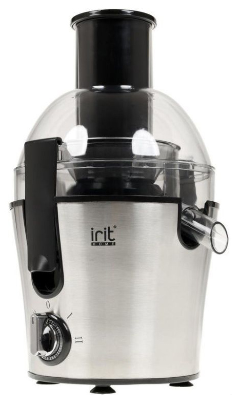 

Соковыжималка центробежная Irit IR-5603 silver/black, IR-5603
