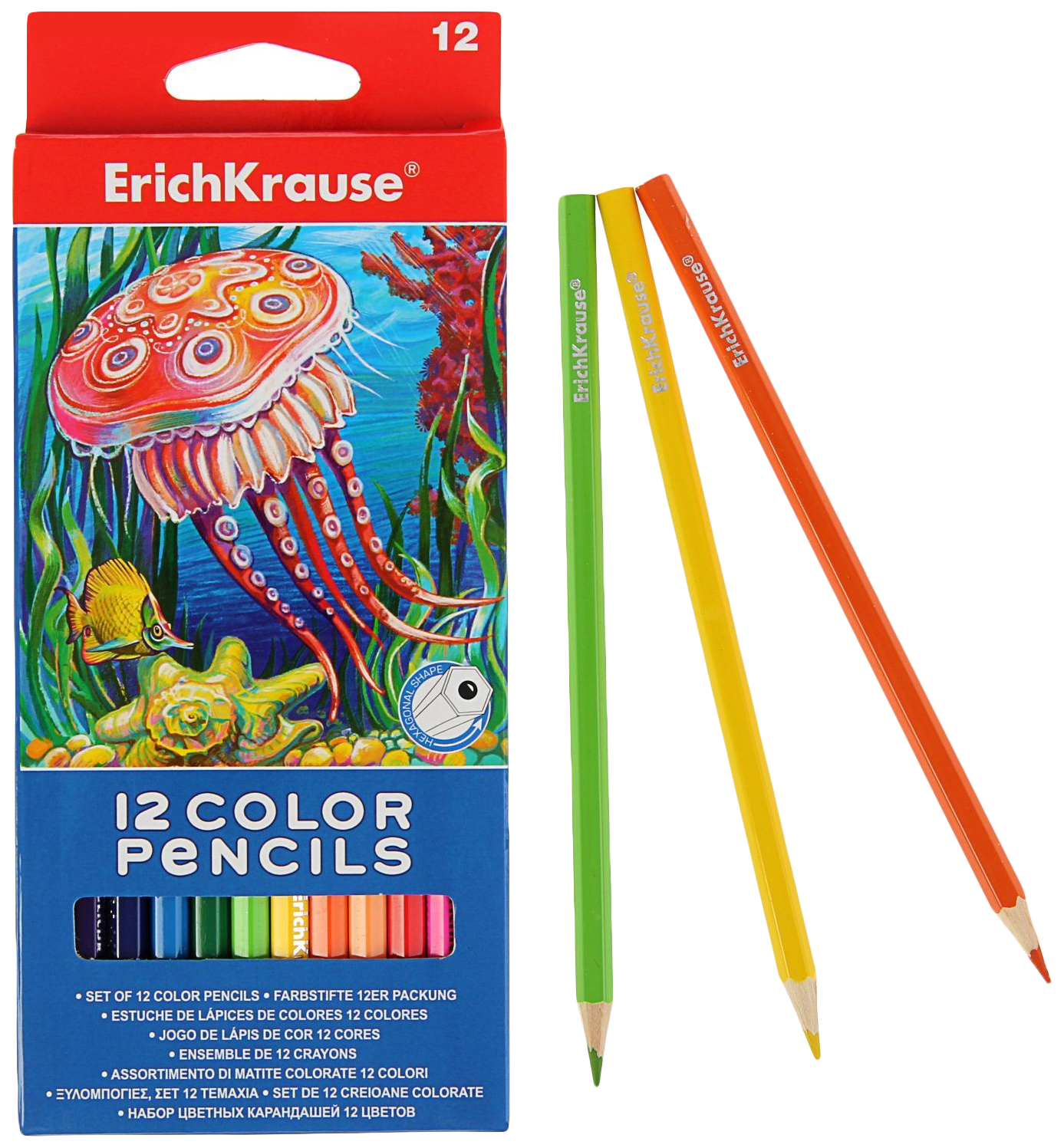 фото Карандаши цветные erichkrause 12 сolor pencils