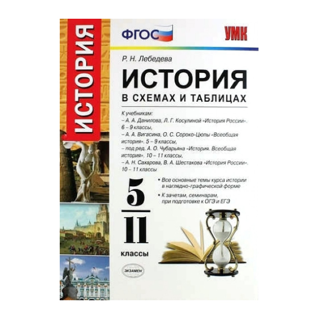 

Умк История В Схемах и таблицах 5-11 кл, лебедева (Фгос)