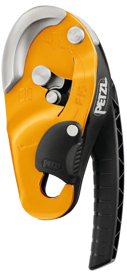 

Спусковое устройство Petzl Rig 2018 желтое, Rig 2018