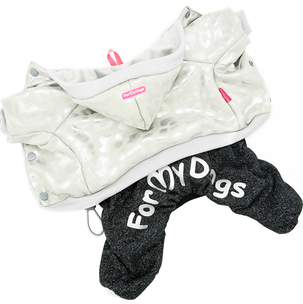 

Костюм для собак FOR MY DOGS, унисекс, серебристый, FW820-2019 10Chh, FW820-2019