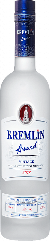 

Водка Kremlin Award vintage, 40 %, 500 мл