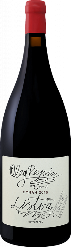 

Вино Listva Syrah Sevastopol Oleg Repin