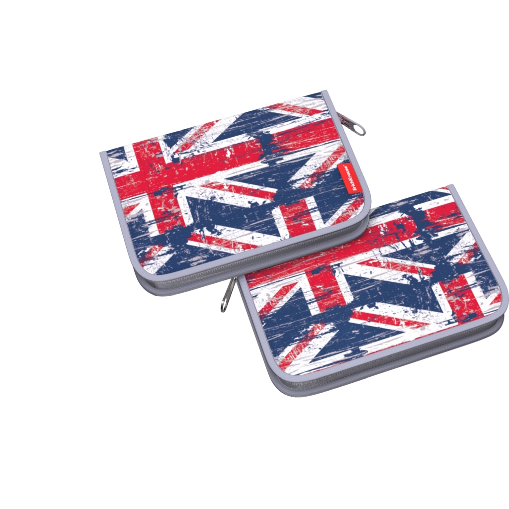 

Пенал-книжка без наполнения ErichKrause® 135x205x30мм British Flag