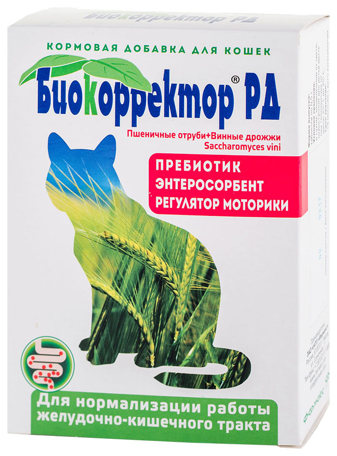 Пищевая добавка для кошек Фармакс Биокорректор РД, 60 таб