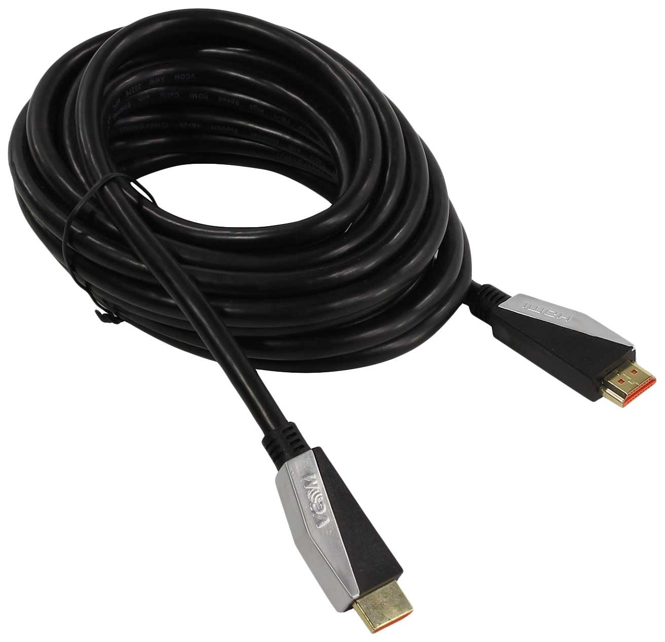 фото Кабель vcom hdmi - hdmi 5м silver/black (cg577)