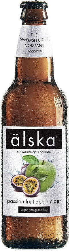 фото Пиво alska passion fruit & apple 0.5 л the swedish cider company