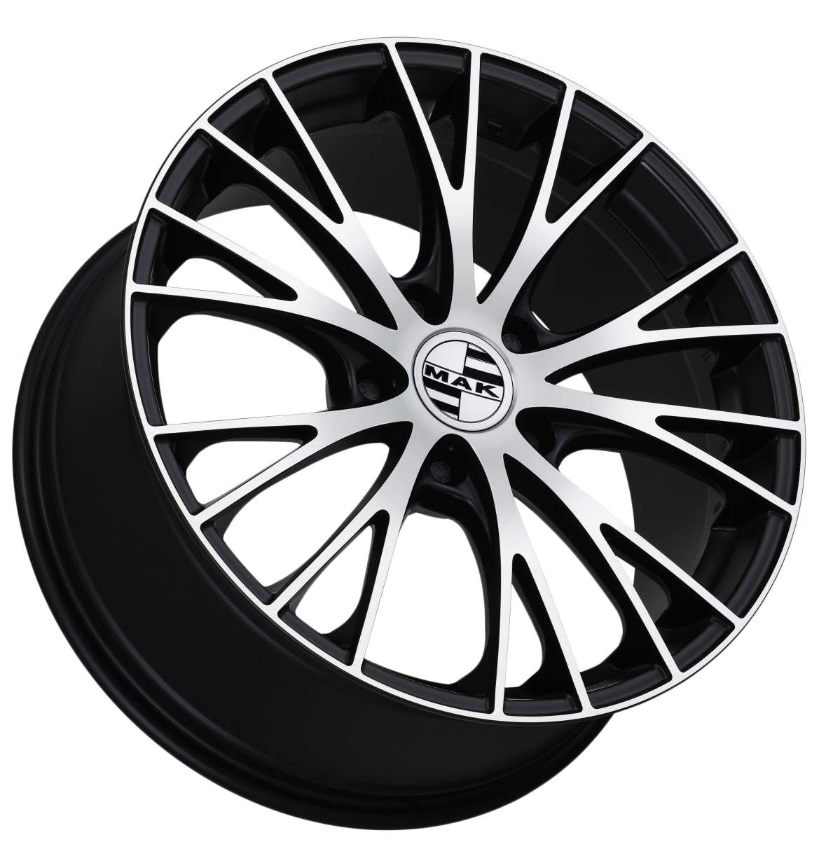 фото Колесный диск mak rennen 8,0/r18 5*112 et39 d66,45 ice black f8080nnib39ws2x