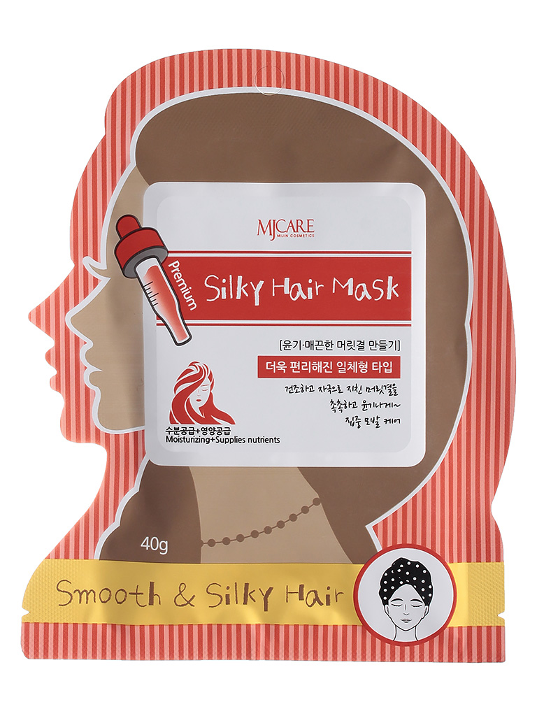 фото Маска для волос mj care silky hair mask 40гр mijin