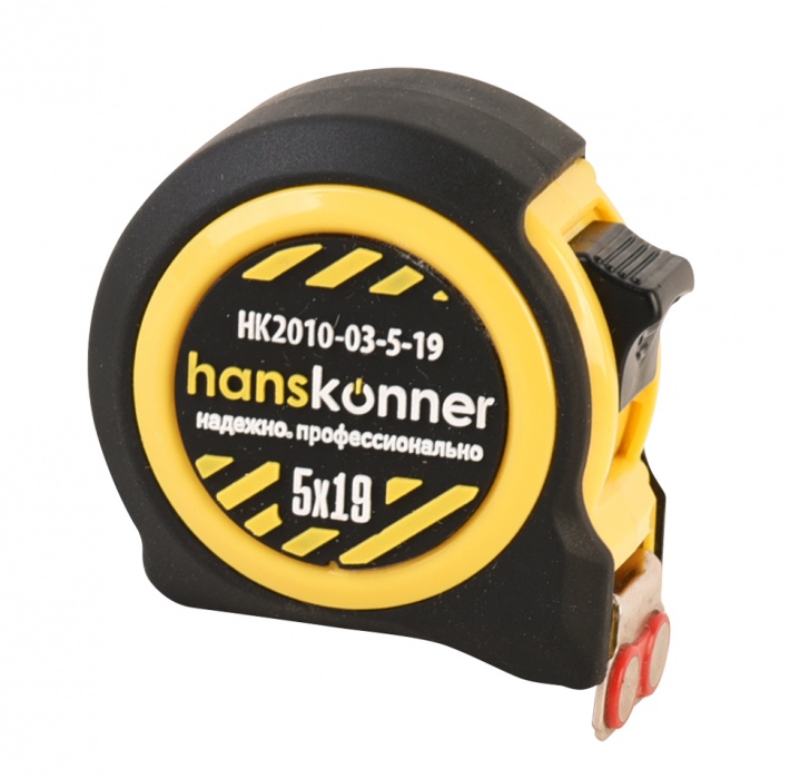 Рулетка Hanskonner HK2010-03-5-19 рулетка hanskonner 3 м 16 мм hk2010 03 3 16