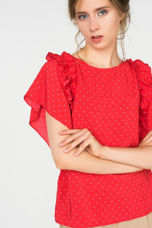 

Блуза женская ZARINA 8224100330070 красная 44 RU, 8224100330070