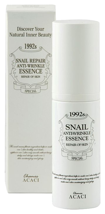 фото Антивозрастная эссенция acaci snail anti-wrinkle essence с муцином улитки, 50 мл