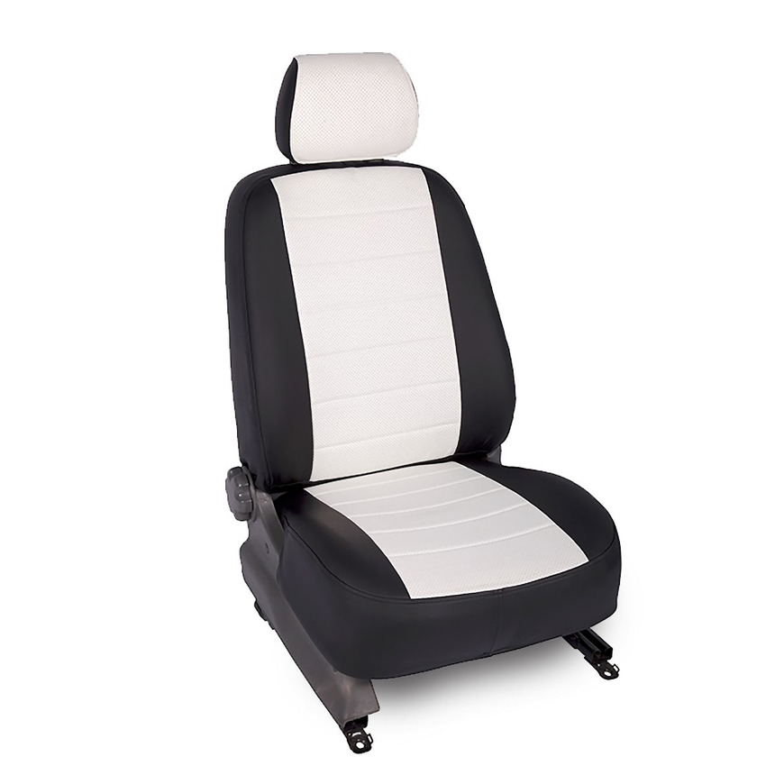

Чехлы из экокожи для KIA Cerato 2009-2013 /SeiNtex, Белый