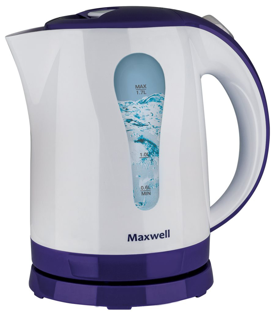 фото Чайник электрический maxwell mw-1096tr white/blue