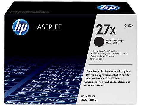 

Картридж для лазерного принтера HP 27X (C4127X) черный, оригинал, C4127X HP 27X