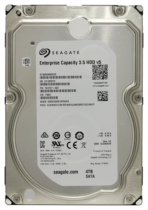 фото Внутренний жесткий диск seagate enterprise capacity 4tb (st4000nm0035)