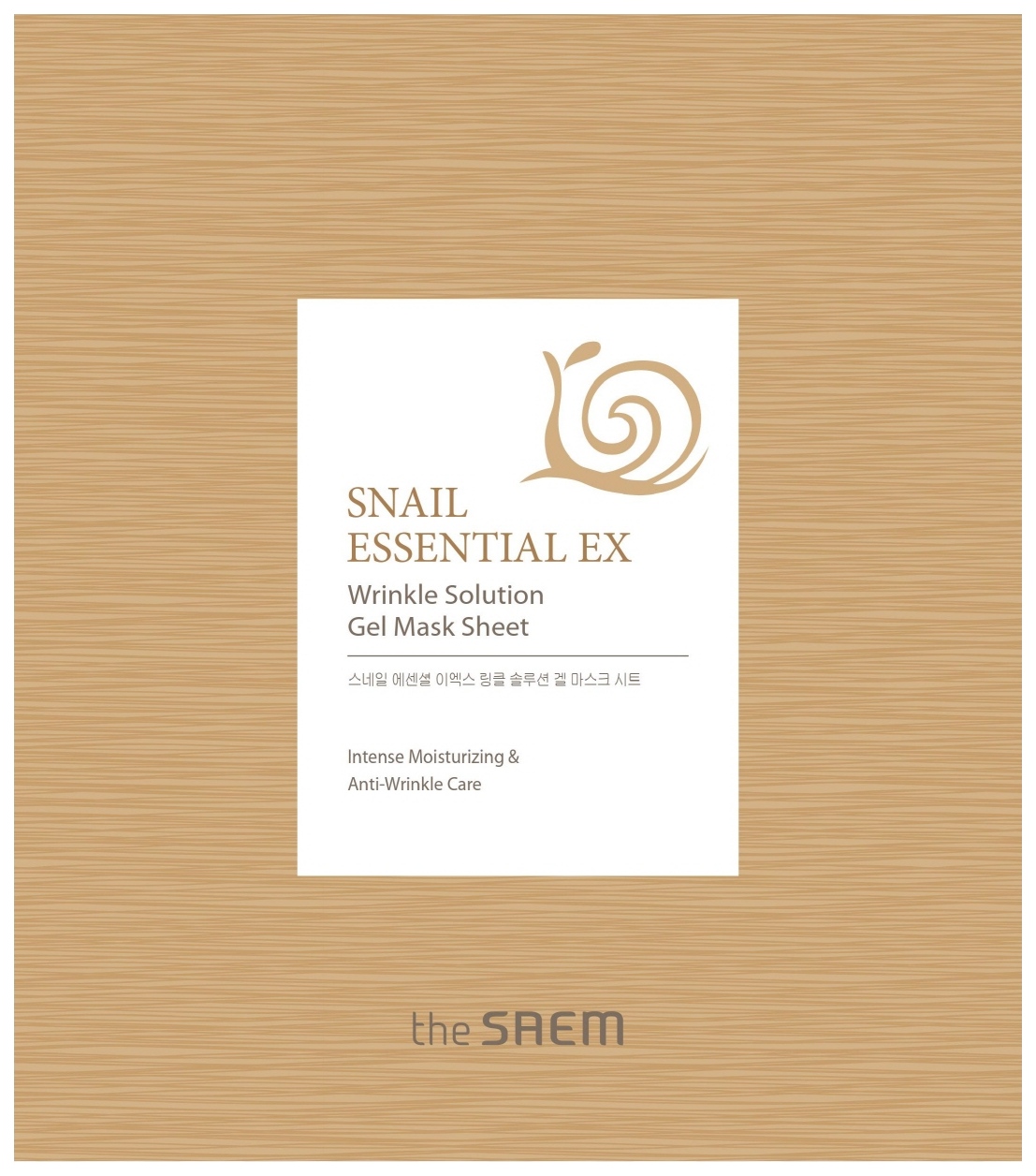 Маска для лица The Saem Snail Essential EX Wrinkle Solution Gel Mask Sheet 28 г
