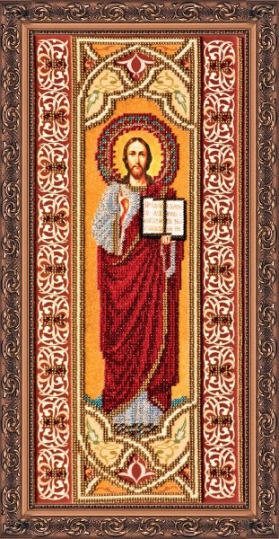 

Вышивка бисером Абрис Арт AB-061 Иисус 19х41 см