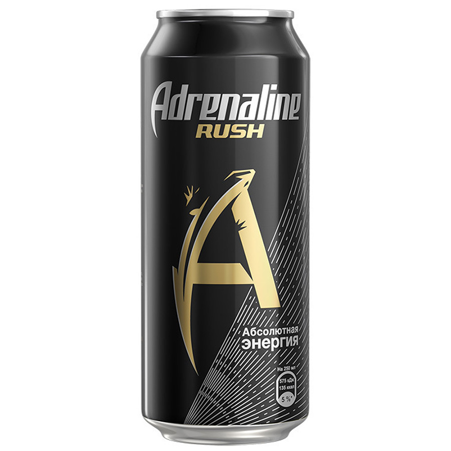Напиток Adrenalin Rush энергетический 0,5л