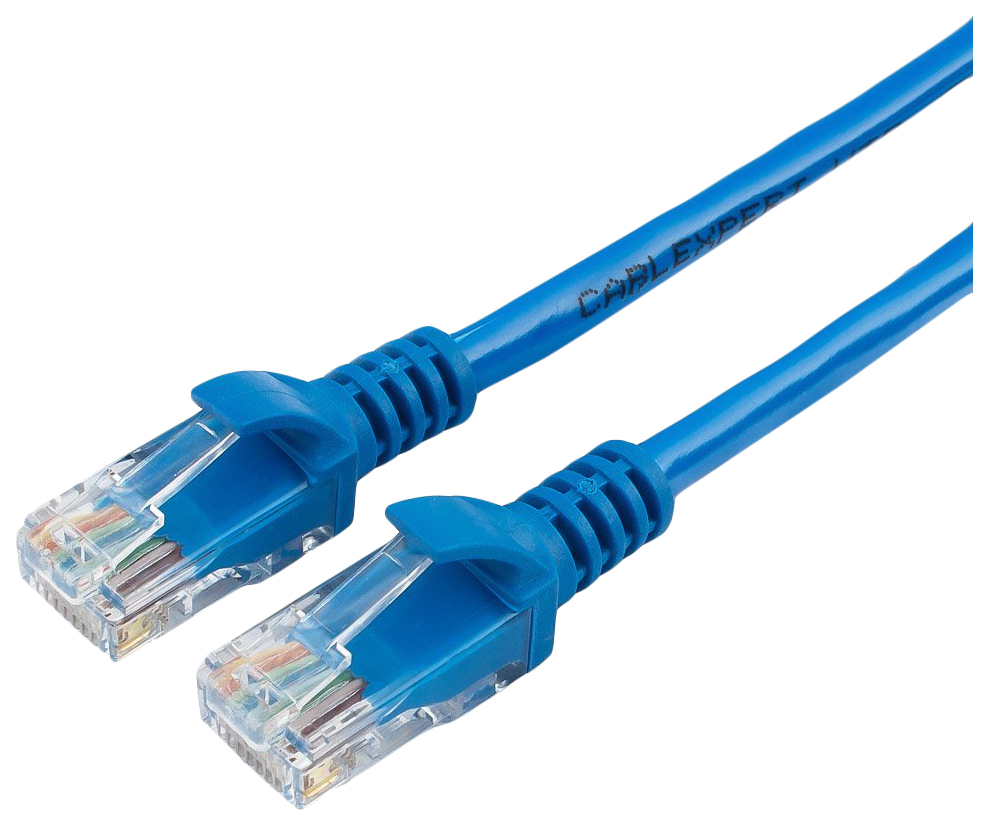 фото Кабель cablexpert rj45-rj45, m-m 5м blue (pp12-5m/b)