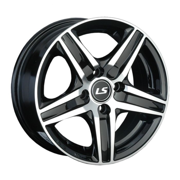 

Колесный диск LS R15 6.5J PCD4x108 ET23 D65.1 WHS244885, Черный;серебристый