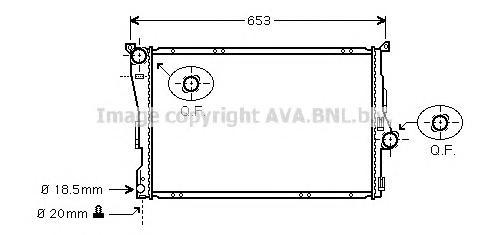 

Радиатор Ava BWA2205