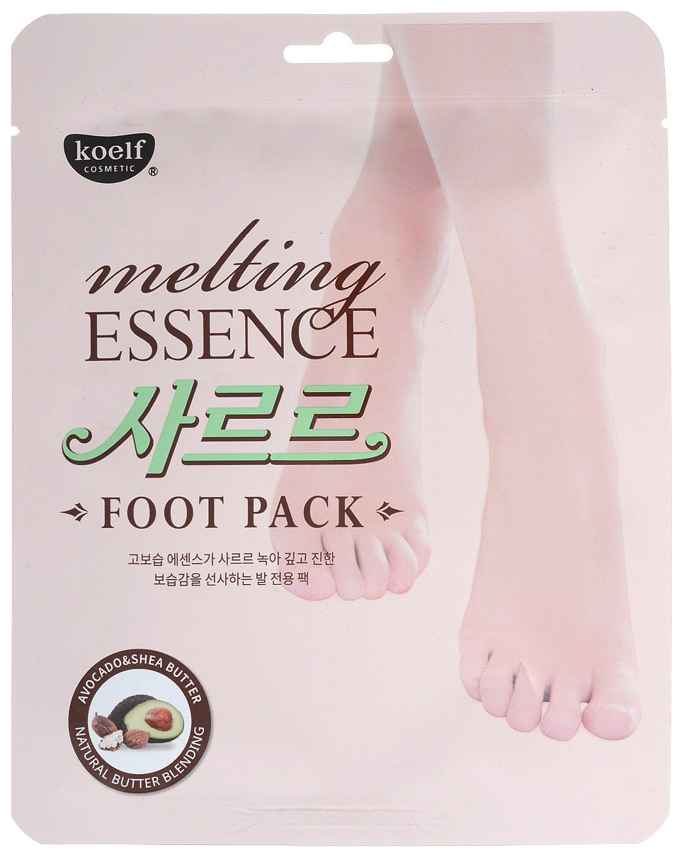 Маска-носочки для ног KOELF Melting Essence Foot Pack СМЯГЧАЮЩАЯ, 25 гр