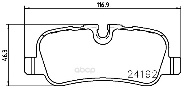 

Колодки тормозные Hella 8DB355011981