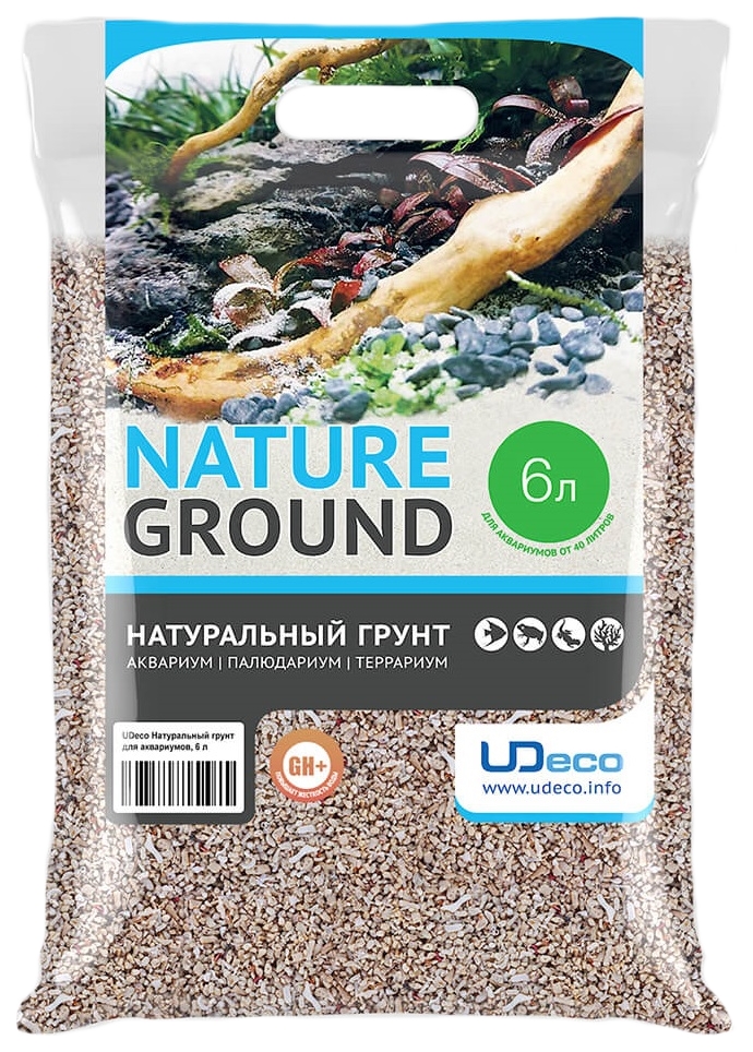

Грунт для аквариума UDeco Sea Coral крошка 4-6 мм 6 л