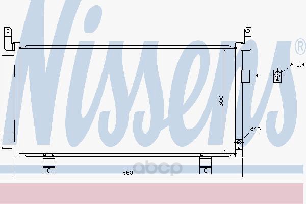 фото Радиатор кондиционера nissens для subaru forester 2.0t 2012- 940437