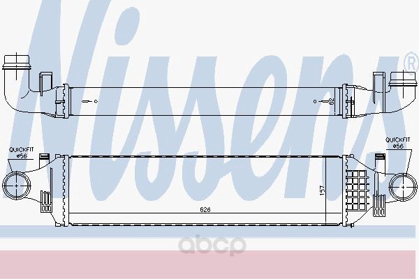 

Интеркулер Nissens 96335