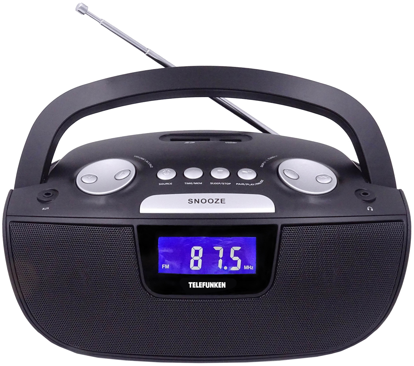 

Магнитола Telefunken TF-SRP3469 Black, TF-SRP3469