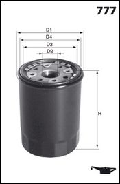 

Фильтр масляный MECAFILTER ELH4272