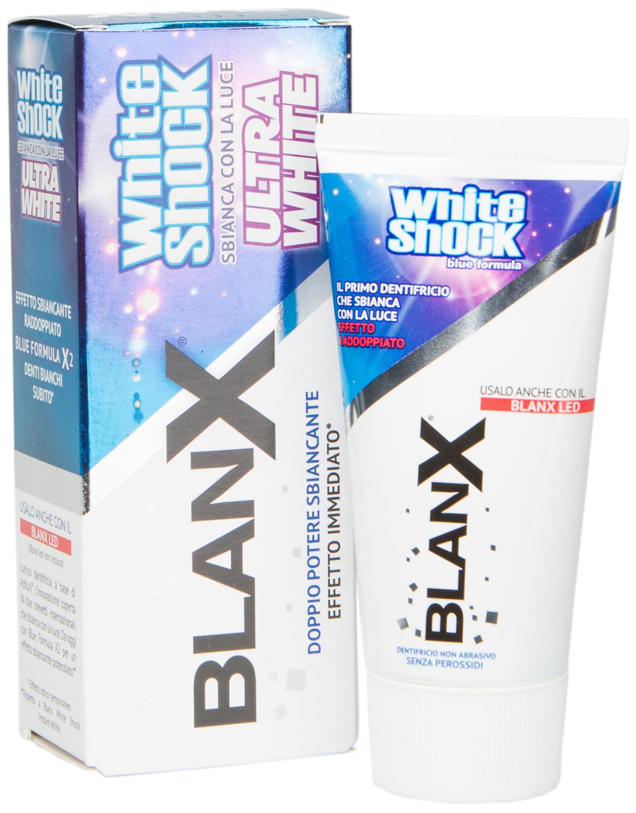

Зубная паста Blanx White Shock Ultra White 50 мл, Зубные пасты Blanx