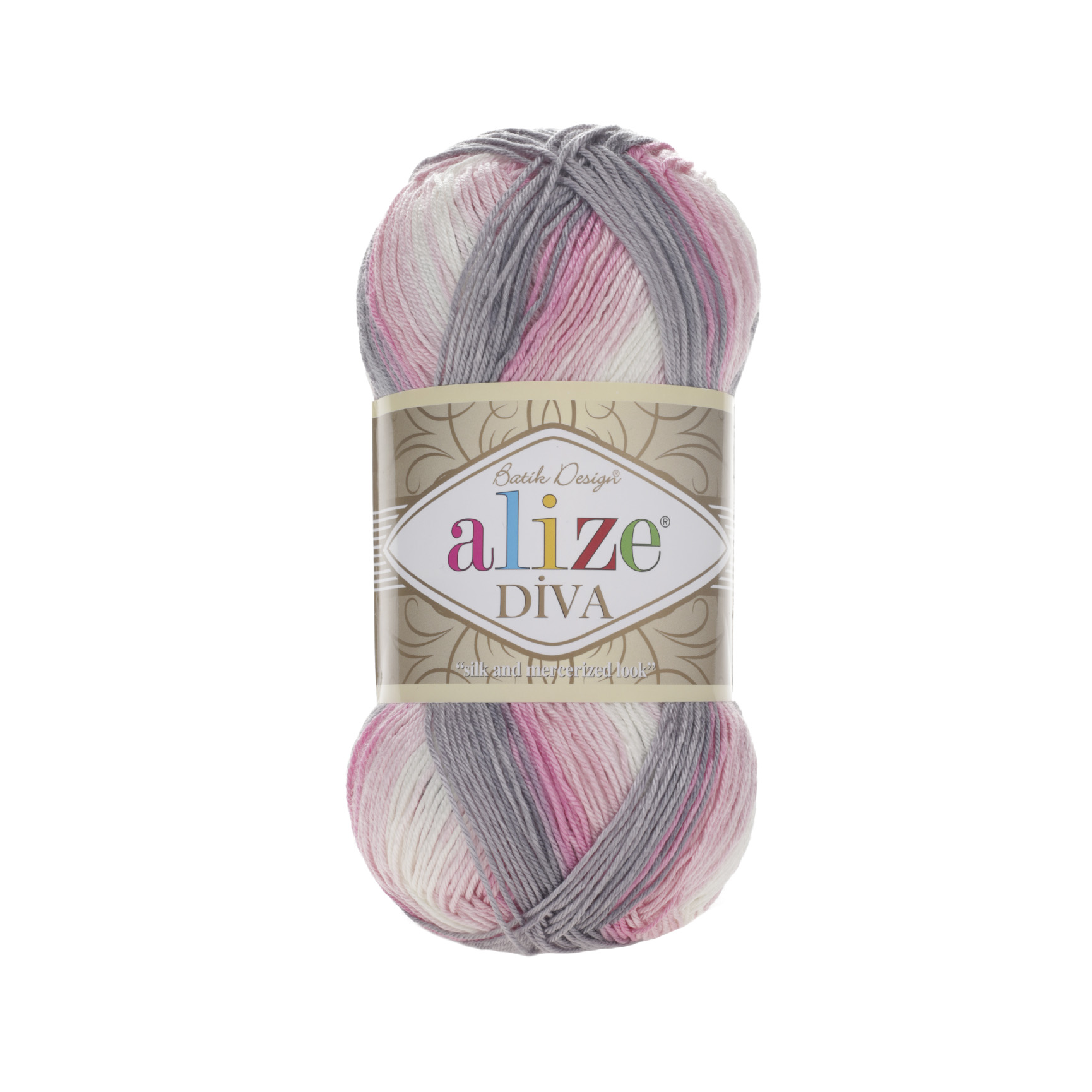 

Пряжа ALIZE 'Diva batik', 100г, 350м (100% микрофибра) ТУ (3245 секционный), 5 мотков, Diva Batik