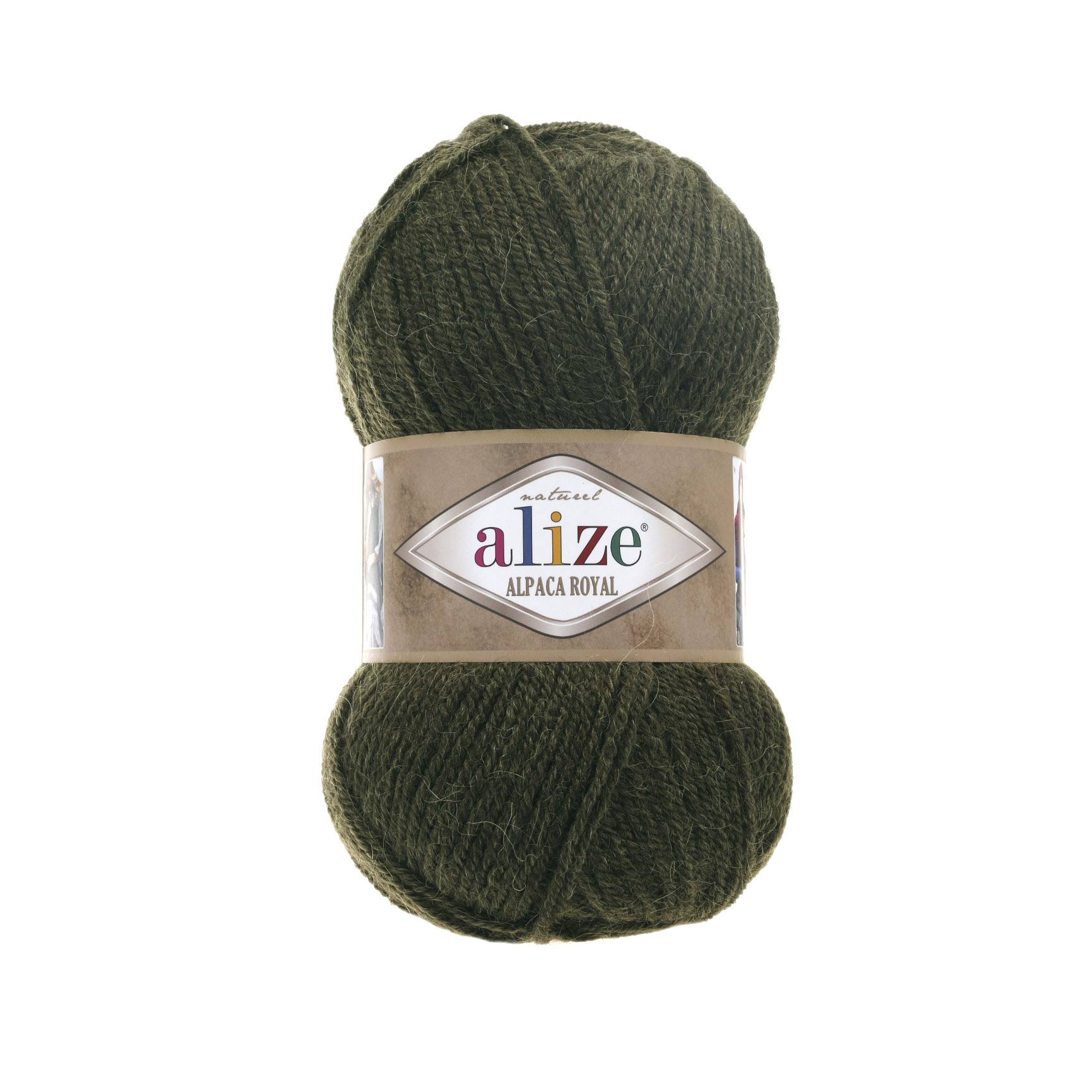 

Пряжа Ализе Alpaca Royal (30%альпака+15%шерсть+55%акрил) 5х100гр/280м цв;567 з