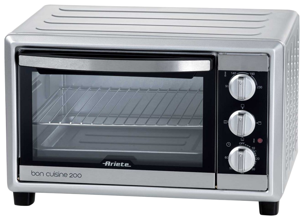 фото Мини-печь ariete 981 bon cuisine 200 steel/black