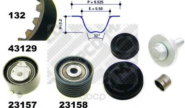 Ролик автомобильный Mapco 23129