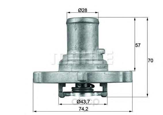 фото Термостат mahle ti12287d mahle/knecht