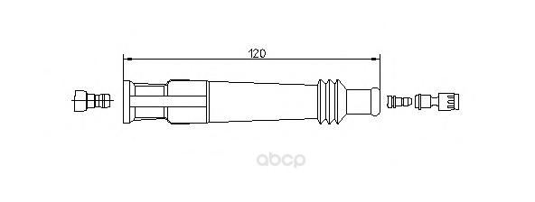 

Наконечник провода высоковольтного mb w202/w124/w210/w140/vito/sprinter BREMI 132265