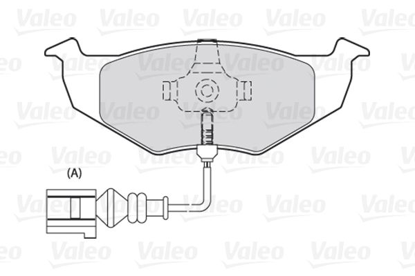 

Тормозные колодки Valeo дисковые 301488