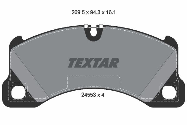 

Тормозные колодки Textar дисковые 2455301