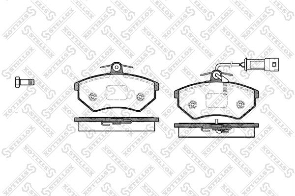 

Тормозные колодки Stellox дисковые 145042SX