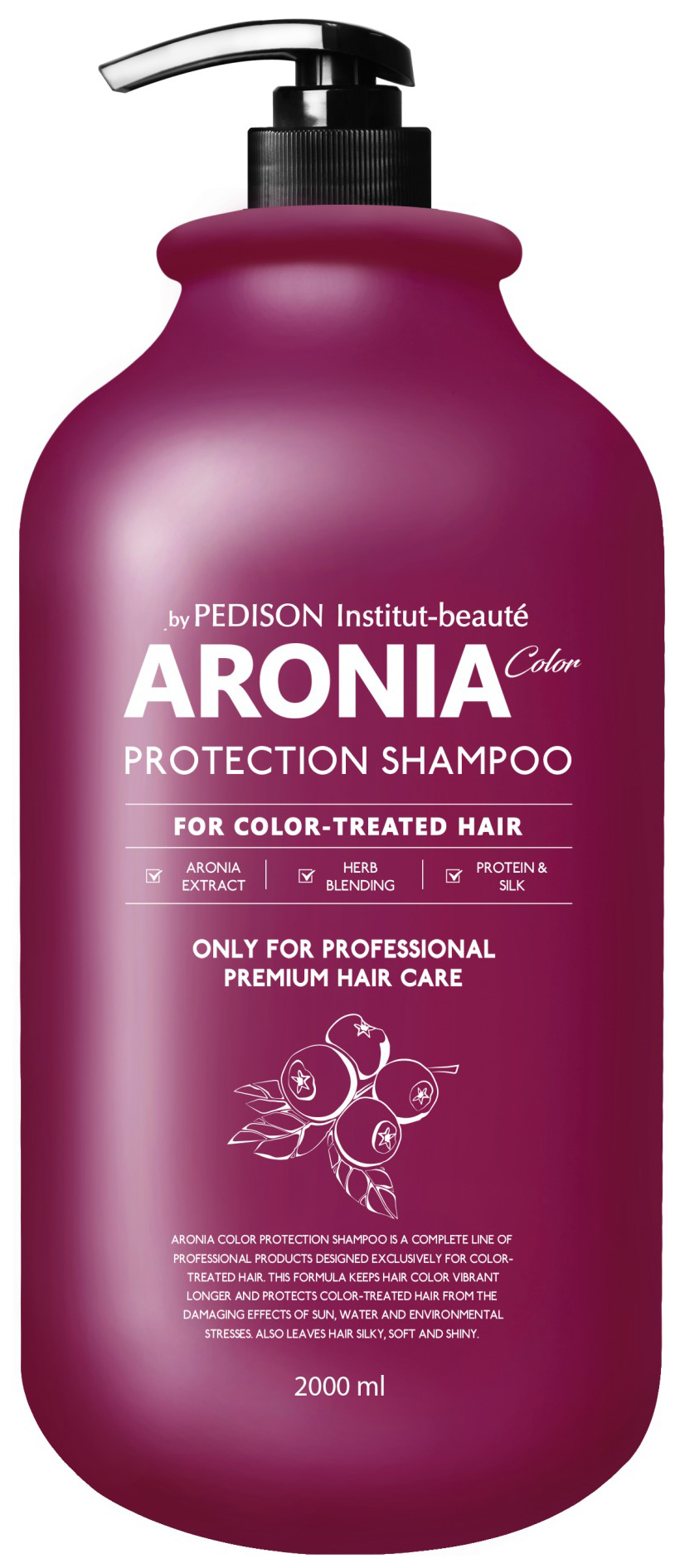 фото Шампунь evas pedison institut-beaute aronia color protection shampoo 2000 мл