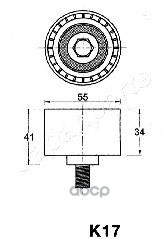 

Ролик натяжной Japanparts BEK17