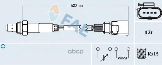 фото Лямбда-зонд fae 77438