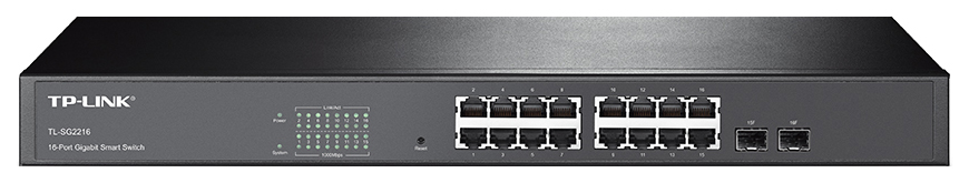 

Коммутатор TP-Link TL-SG2216WEB Black, TL-SG2216WEB