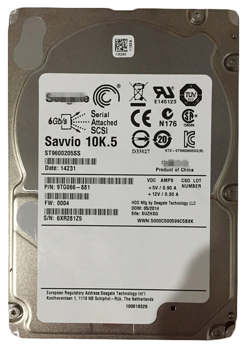 фото Внутренний жесткий диск seagate enterprise performance 10k 600gb (st9600205ss)